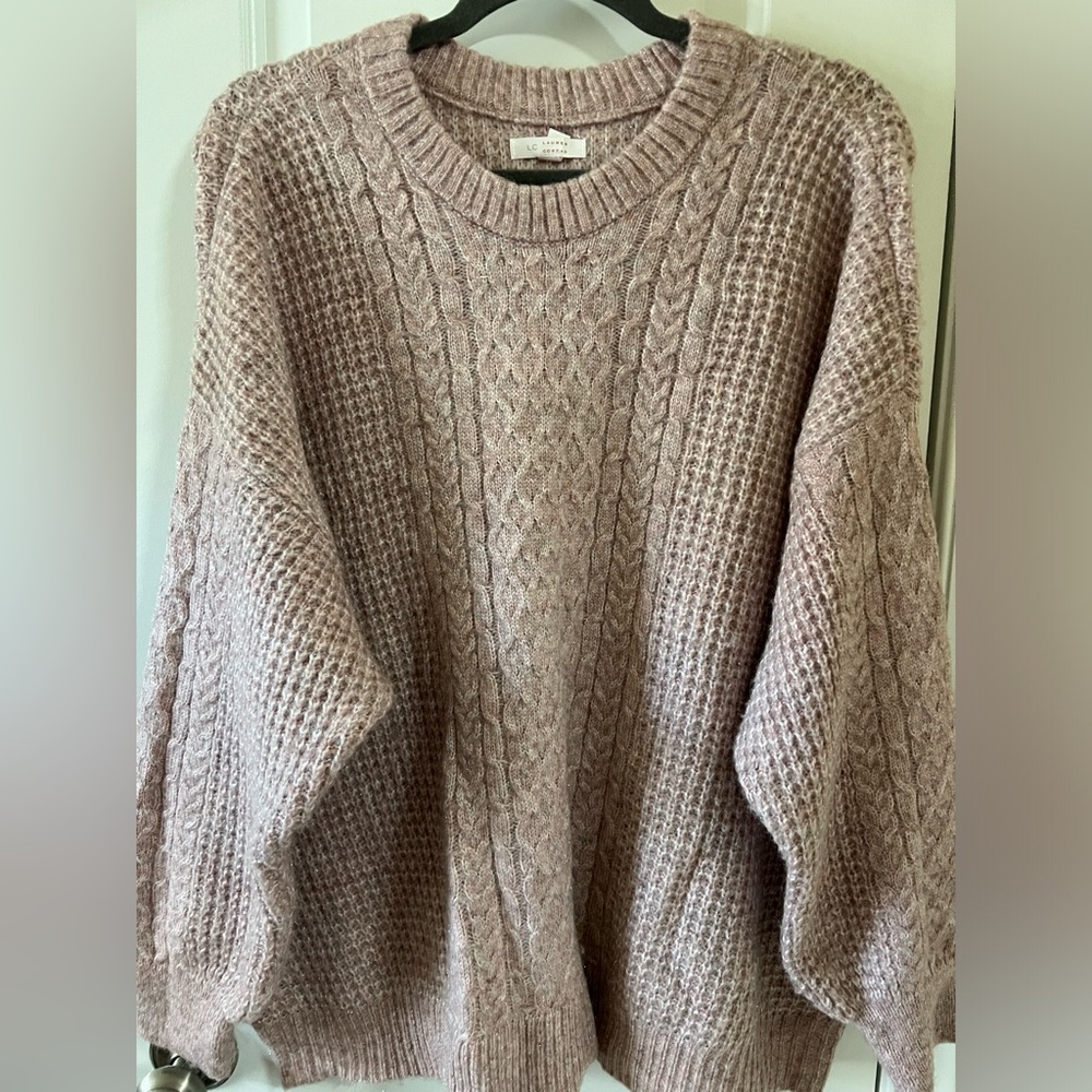 Lauren Conrad sweater pink/shimmery